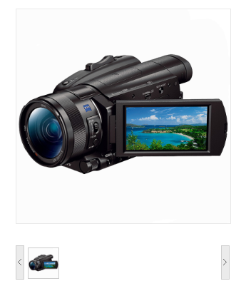 索尼 FDR-AX700 摄像机.