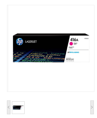 惠普(HP) W2043A 416A系列 品红色 硒鼓（适用于HP Color LaserJet Pro M454nw、M454dn）