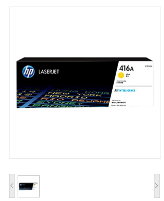 惠普(HP) W2042A 416A系列 黄色硒鼓（适用于HP Color LaserJet Pro M454nw、M454dn）