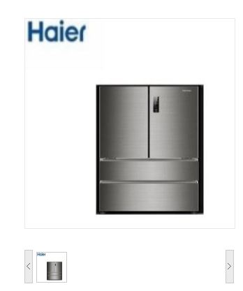 海尔/ Haier 453升无霜变频四门冰箱 冷藏三档变温 新国标一级节能 双直开式抽屉 BCD-453WDVS 电冰箱