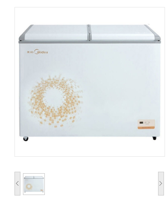 美的（Midea）311升家用双温冷柜大容量冰柜商用节能冷藏冷冻柜 BCD-311VEM 电冰箱