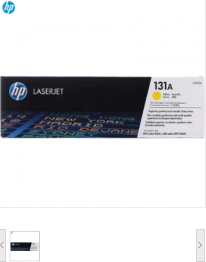 惠普（HP）CF212A 131A 黄色硒鼓（适用打印机 Pro 200 M251n/M276fn/M276fnw） 黄色