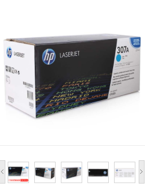 惠普（HP）CE741A/307A 青色硒鼓 适用于CP5225 CP5225n 5225dn A4 5%覆盖率打印7300页