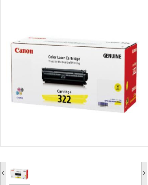 佳能（Canon）CRG-322 Y 黄色硒鼓