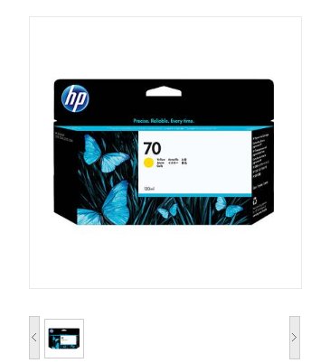 惠普/HP 黄色墨盒C9454A（适用于Z5400/Z2100/Z5200/Z3100/Z3200）