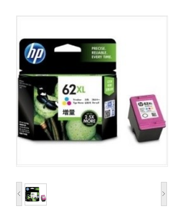 惠普（HP）C2P07AA 62XL 高容量原装彩色墨盒 (适用于HP OfficeJet 200 移动打印机)