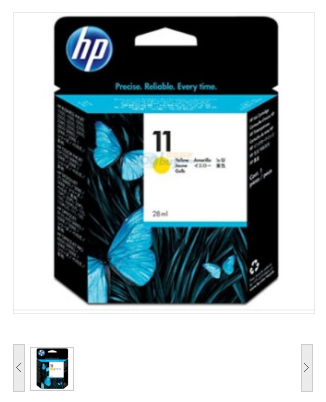 惠普（HP）C4838A 11号 黄色墨盒（适用K850 K850dtn cp1700系列）
