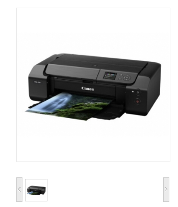 佳能（Canon）PRO-200 A3+幅面无线彩色专业照片喷墨打印机（8色系统）