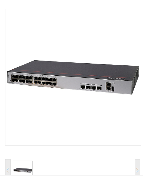 华为（HUAWEI）S5735S-L24P4X-A 以太网 交换设备24个10/100/1000BASE-T 4个万兆SFP+ PoE+ 交流供电