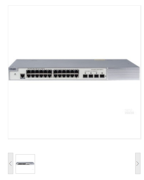 锐捷/Ruijie RG-S2910-24GT4SFP-P-L交换设备 28口千兆以太网交换机 24个10/100/1000M自适应电口+4个1G SFP光口 一年保修交换设备