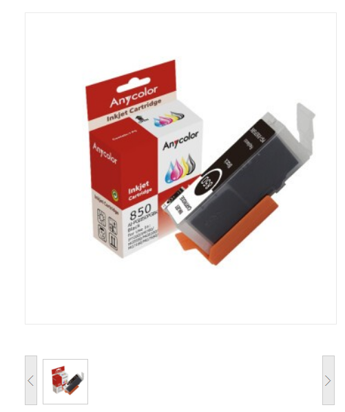 欣彩/Anycolor PGI-850PGBK墨盒 黑色 适用佳能MX928 MG6400 iP7280 iX6880 MG6380 MG5480打印机