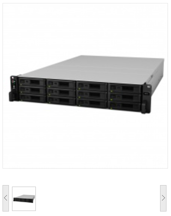 群晖 RS2418+ NAS网络存储服务器 网络磁盘阵列 12盘位（含4T硬盘12个）