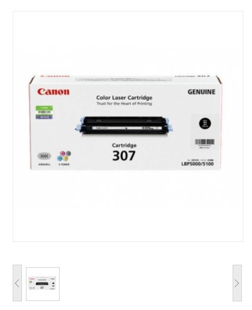 佳能（Canon） CRG 307 BK 黑色硒鼓（适用LBP5000/LBP5100)