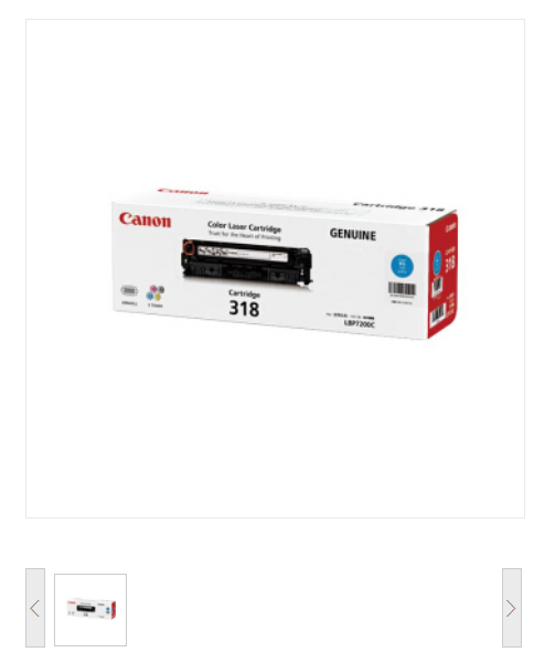 佳能（Canon） CRG-318C 硒鼓 （适用于：LBP7660CDN,LBP7200CDN,LBP7200CD）