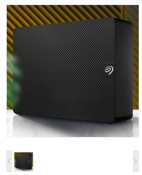 希捷（Seagate）桌面移动硬盘16TB 睿翼 3.5英寸 STKP16000400大容量存储 黑色 兼容MAC