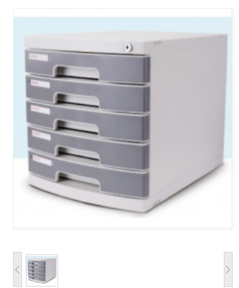 得力/deli 8855 五层锁式金属档案文件柜（浅灰） 档案文件柜