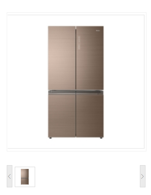 电冰箱 海尔/Haier BCD-658WDGU 601-700L 1级 十字双开门 电脑控温 风冷 金色