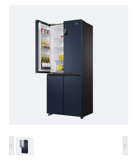 电冰箱 海尔/Haier BCD-467WGHTDEDB9 401-500L 1级 十字双开门 电脑控温 风冷 蓝色