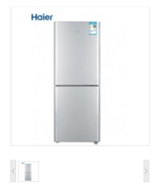 电冰箱 海尔/Haier BCD-190TMPK 101-200L 2级 双门 机械控温 直冷 银色