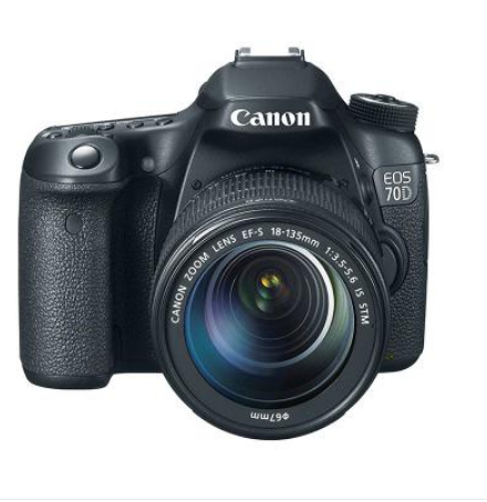 照相机 佳能/CANON EOS-70D 2.5-3.0英寸 2000-2999万 单反相机 APS-C SD卡 单镜头套机 黑色