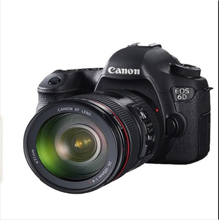 照相机 佳能/CANON EOS 6D 24-105mm 2.5-3.0英寸 2000-2999万 单反相机 全画幅 SD卡 单镜头套机 黑色