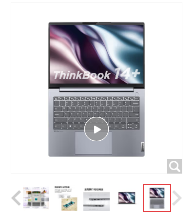 ThinkPad联想ThinkBook 14+ 2023款 13代酷睿i5英特尔Evo平台 14英寸标压轻薄笔记本电脑i5-13500H 16G 512G 2.8K 90Hz