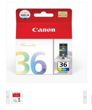 墨盒 佳能/CANON PGI-36 一体式墨盒 500页及以下 普通装 多色